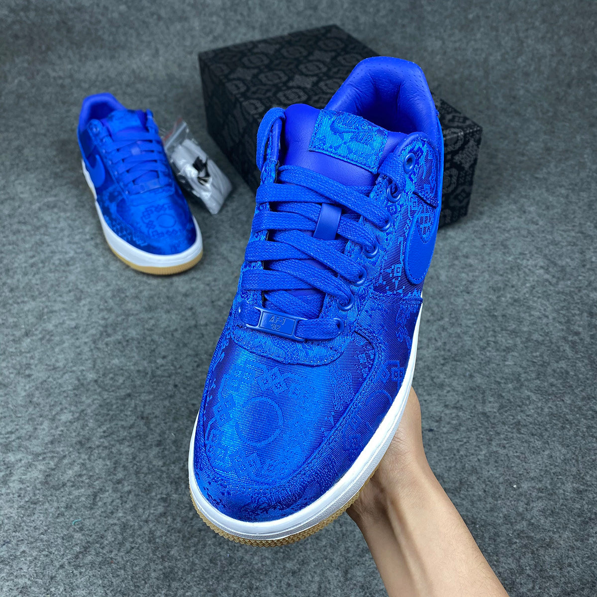 CLOT x Air Force 1 PRM 'Royal Silk'