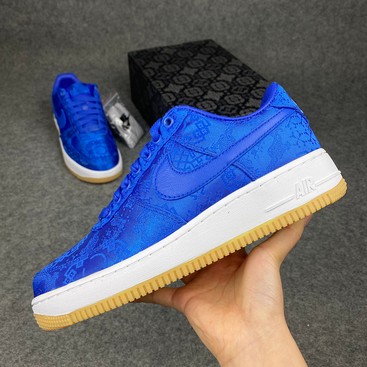 CLOT x Air Force 1 PRM 'Royal Silk'