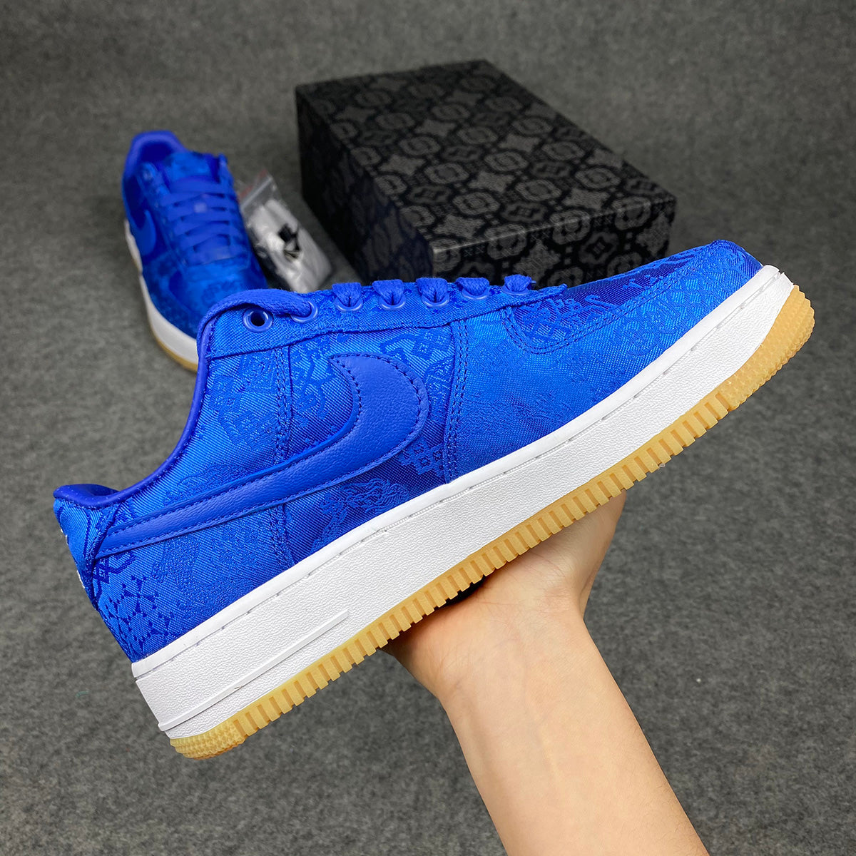 CLOT x Air Force 1 PRM 'Royal Silk'