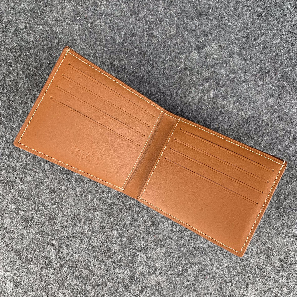 GYD SLOT WALLET  'BLACK TAN'