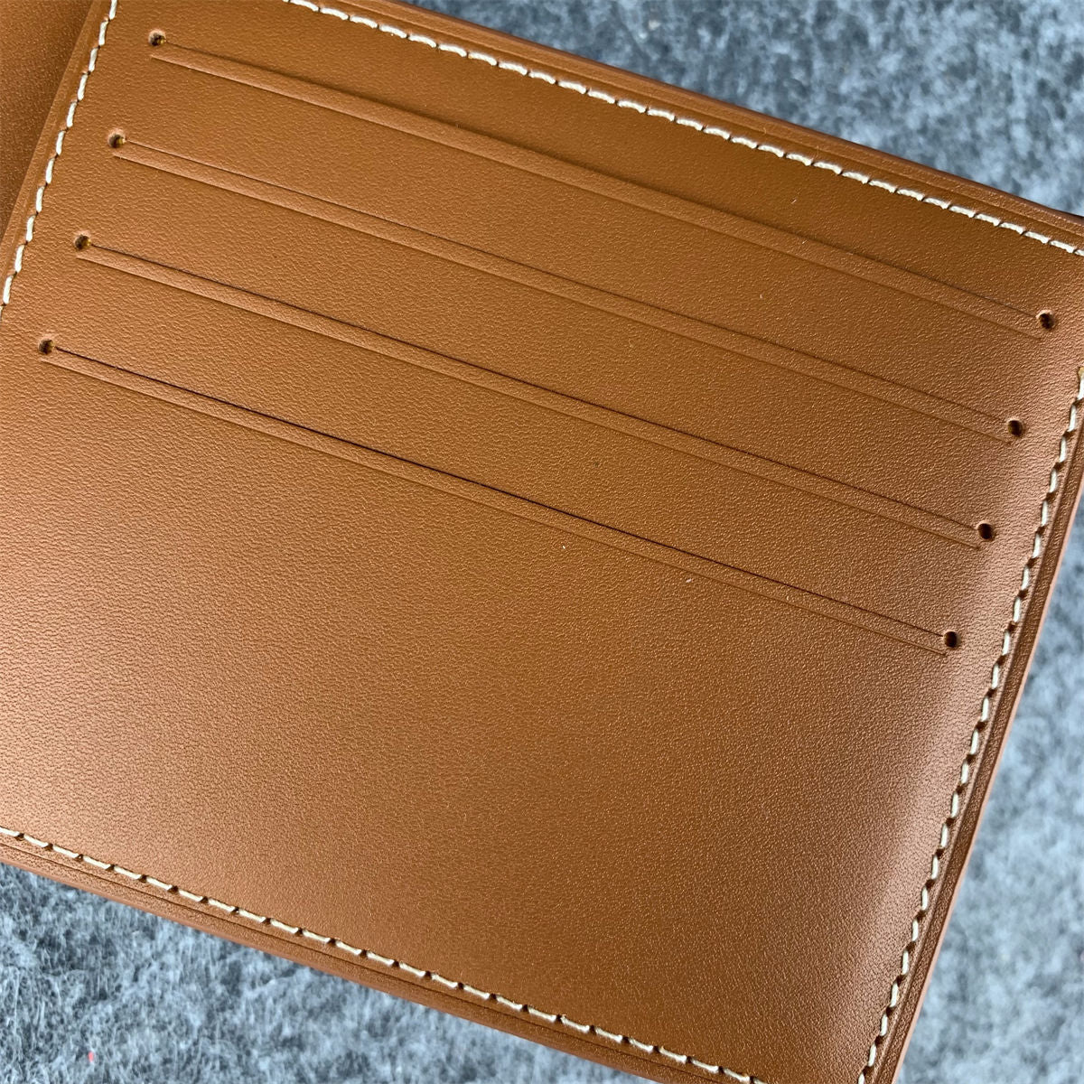 GYD SLOT WALLET  'BLACK TAN'