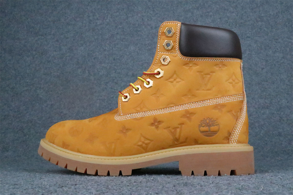 Timberland 6 Inch Ankle Boot 'Embossed Monogram - Wheat'