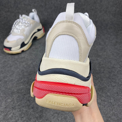 Triple S Sneaker 'White Black Red'