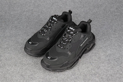 TRIPLE S SNEAKER 'DOUBLE BLACK'