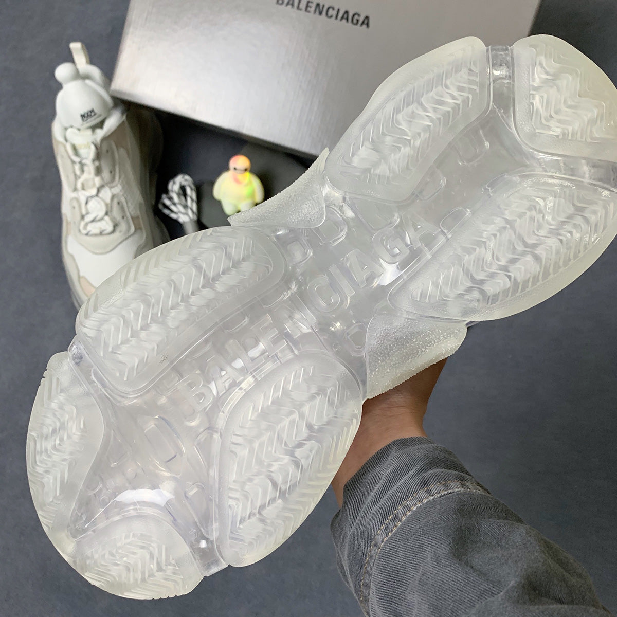 Triple S 'White Clear Sole'