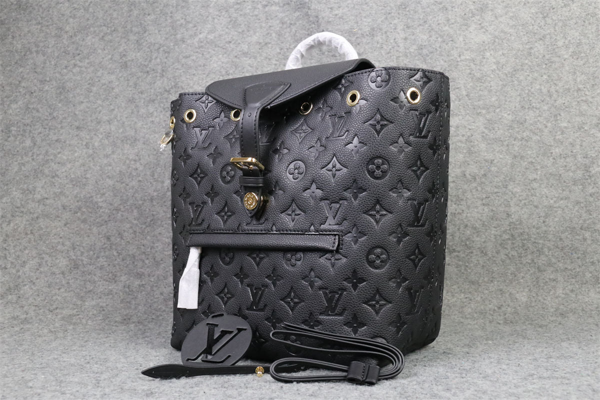 BACKPACK MONTSOURIS MONOGRAM EMPREINTE BLACK