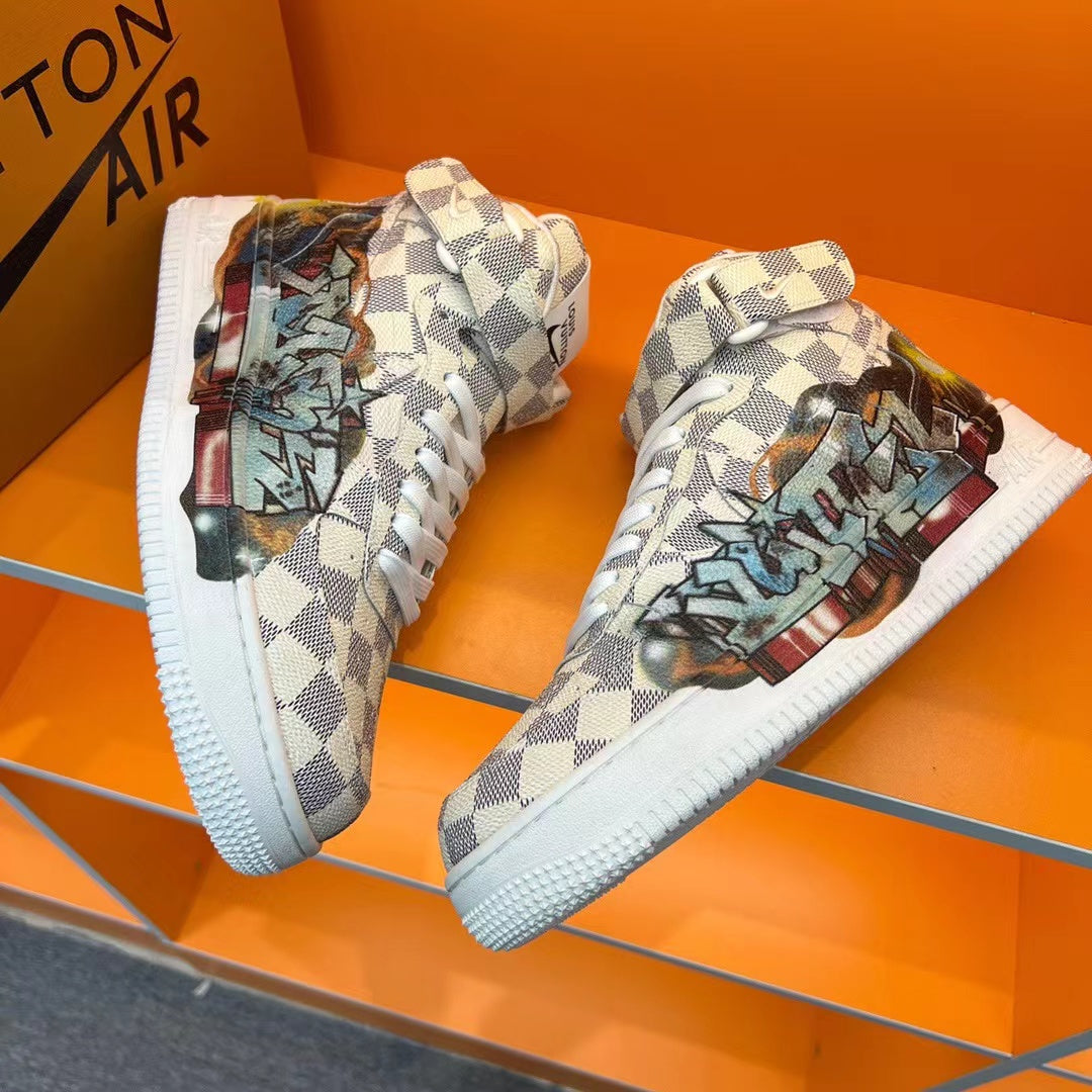 LVT x Air Force 1 Mid 'Graffiti'