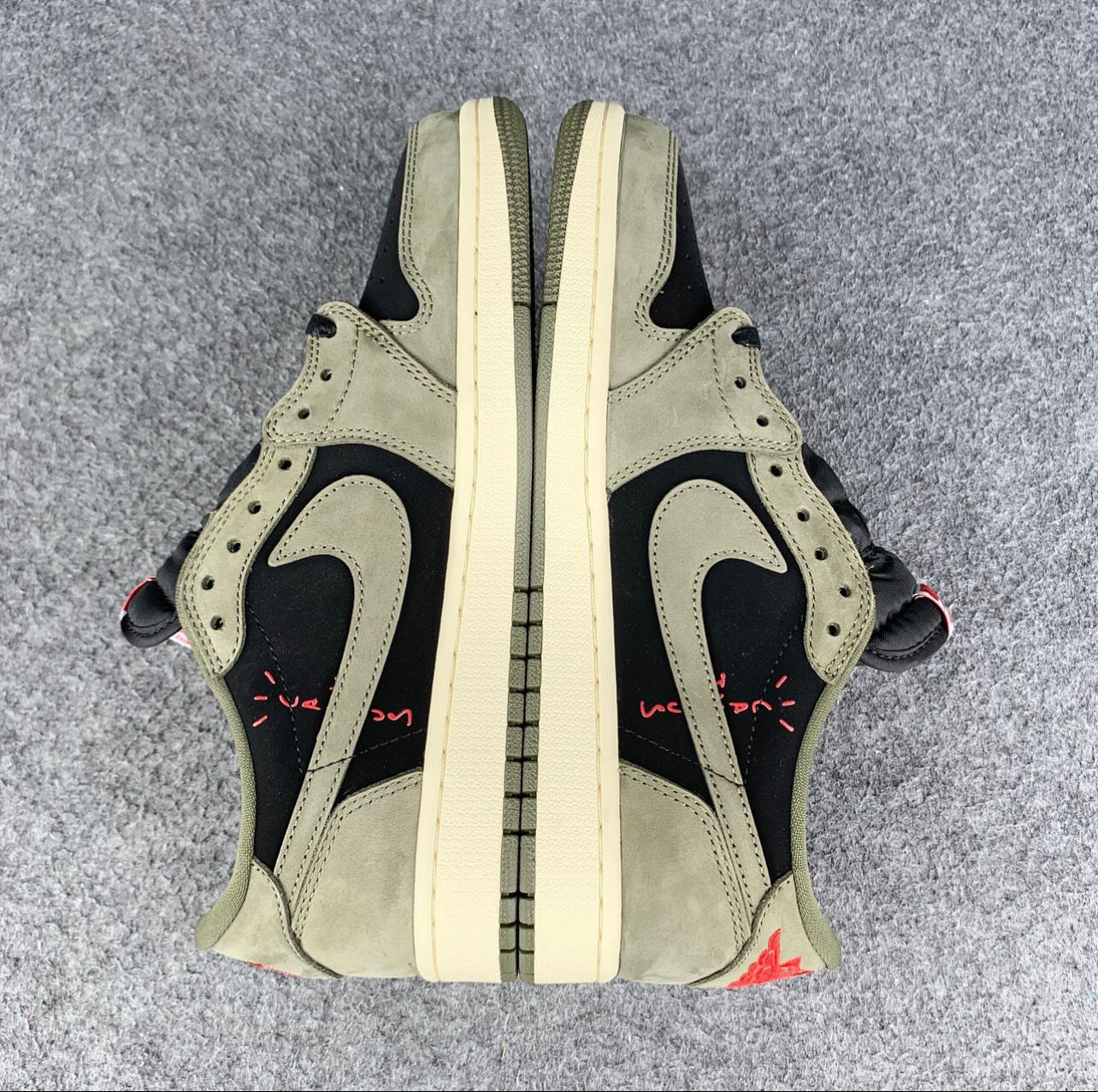 Travis Scott x Air Jordan 1 Low OG SP 'Black Olive' (Unreleased)