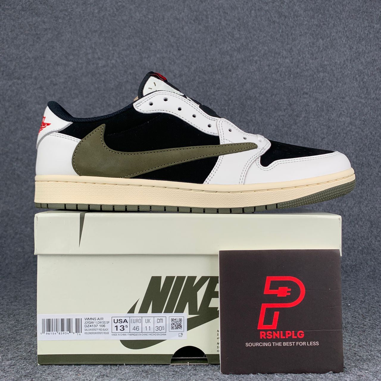 Travis Scott x Wmns Air Jordan 1 Low OG 'Olive' 