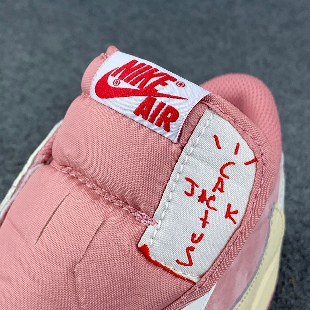 (CUSTOM) Air Jordan 1 Low OG SP 'Sail Shy Pink'