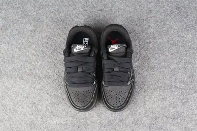 (KIDS) Travis Scott x Air Jordan 1 Low OG SP 'Black Phantom'