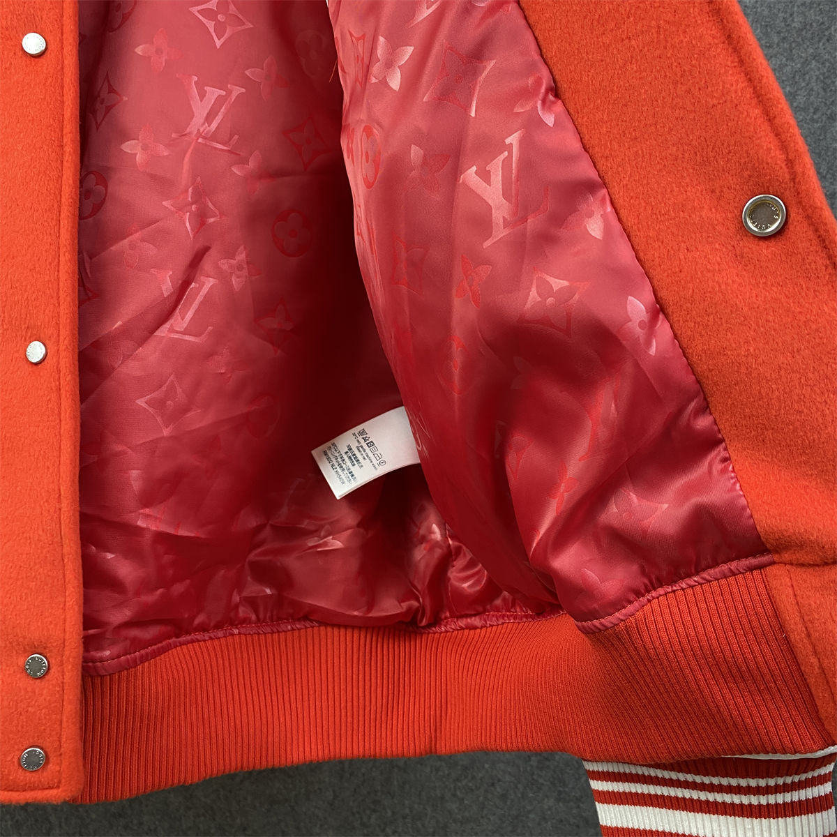 LVT X Pop Smoke  Varsity Jacket 'Dreaming Red'