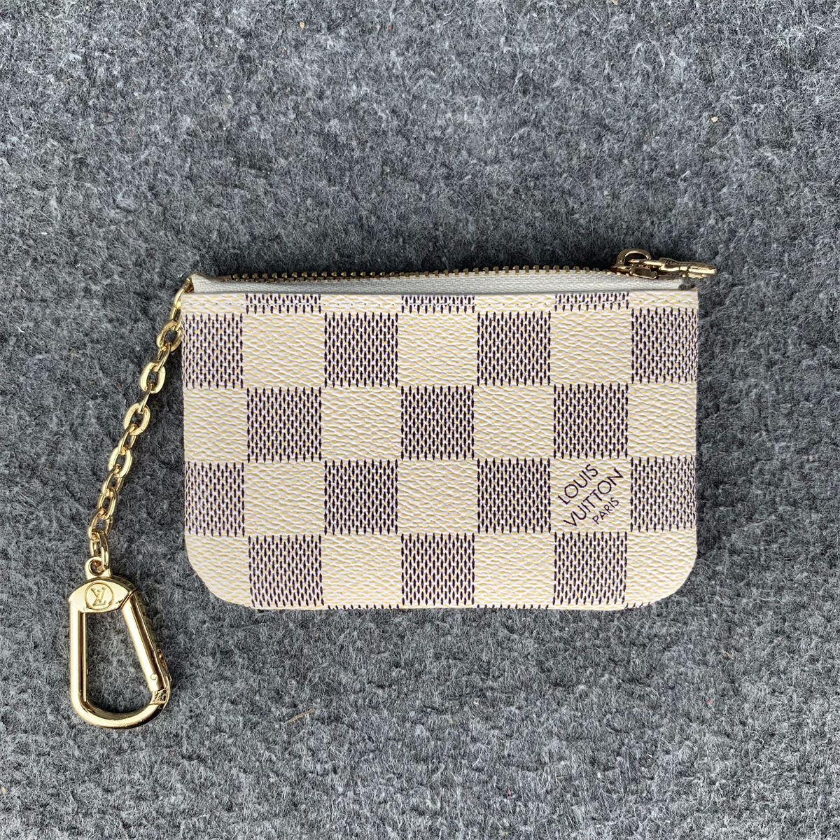 Key Pouch Damier Azur Coin Wallet