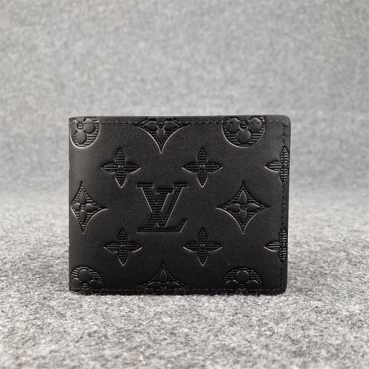 MULTIPLE WALLET MONOGRAM 'SHADOW BLACK'