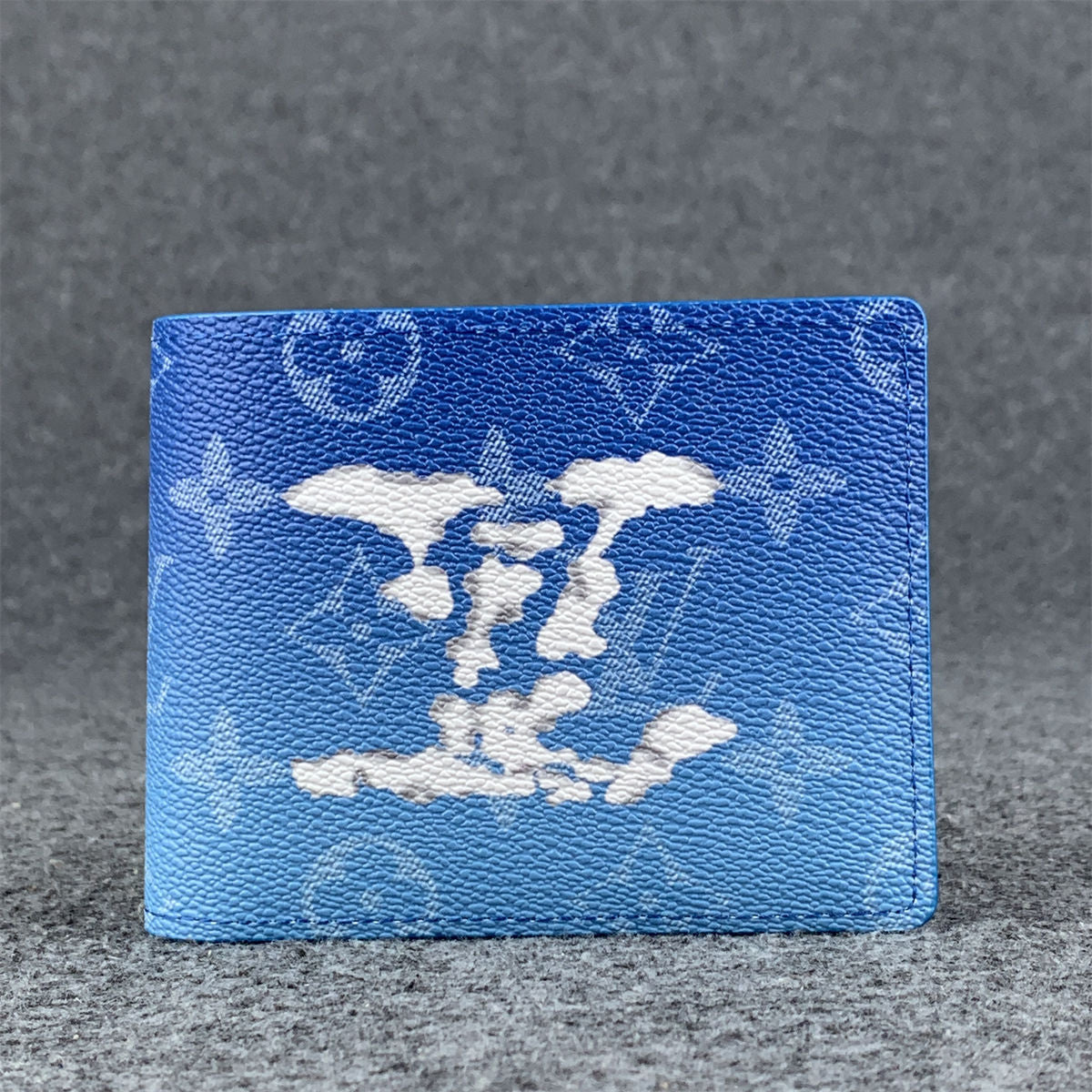 Slender Wallet Clouds 'Blue'