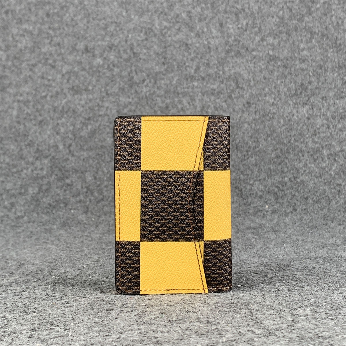 Brazza Wallet Damier 'Pop Yellow'