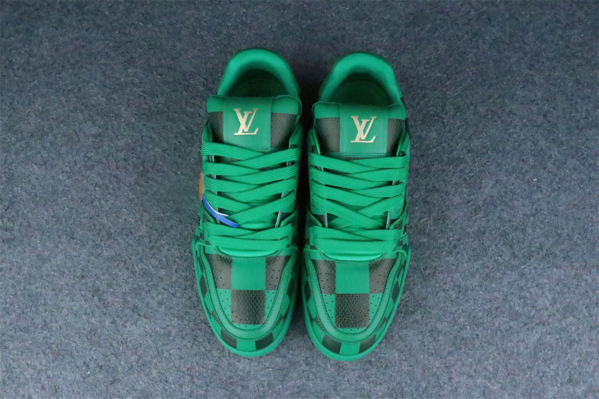 Trainer Sneaker 'Damier Pop Green'