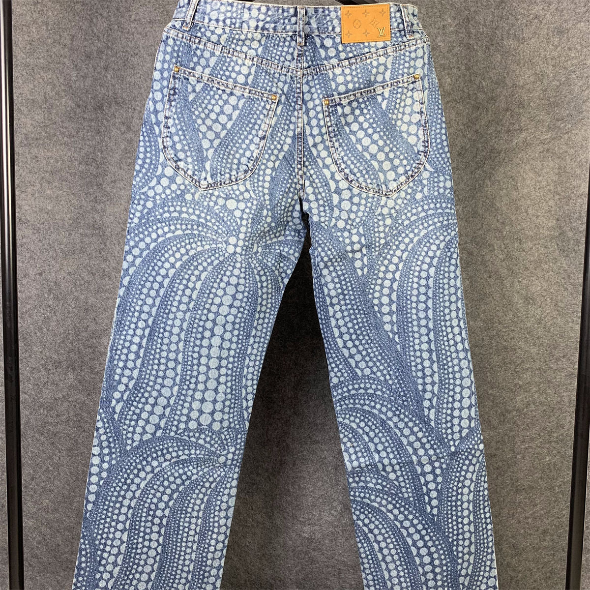 LVT X Yayoi Kusama All-Over Pumpkin Denim Jeans