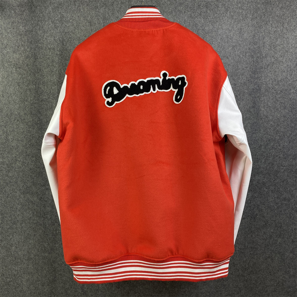 LVT X Pop Smoke  Varsity Jacket 'Dreaming Red'