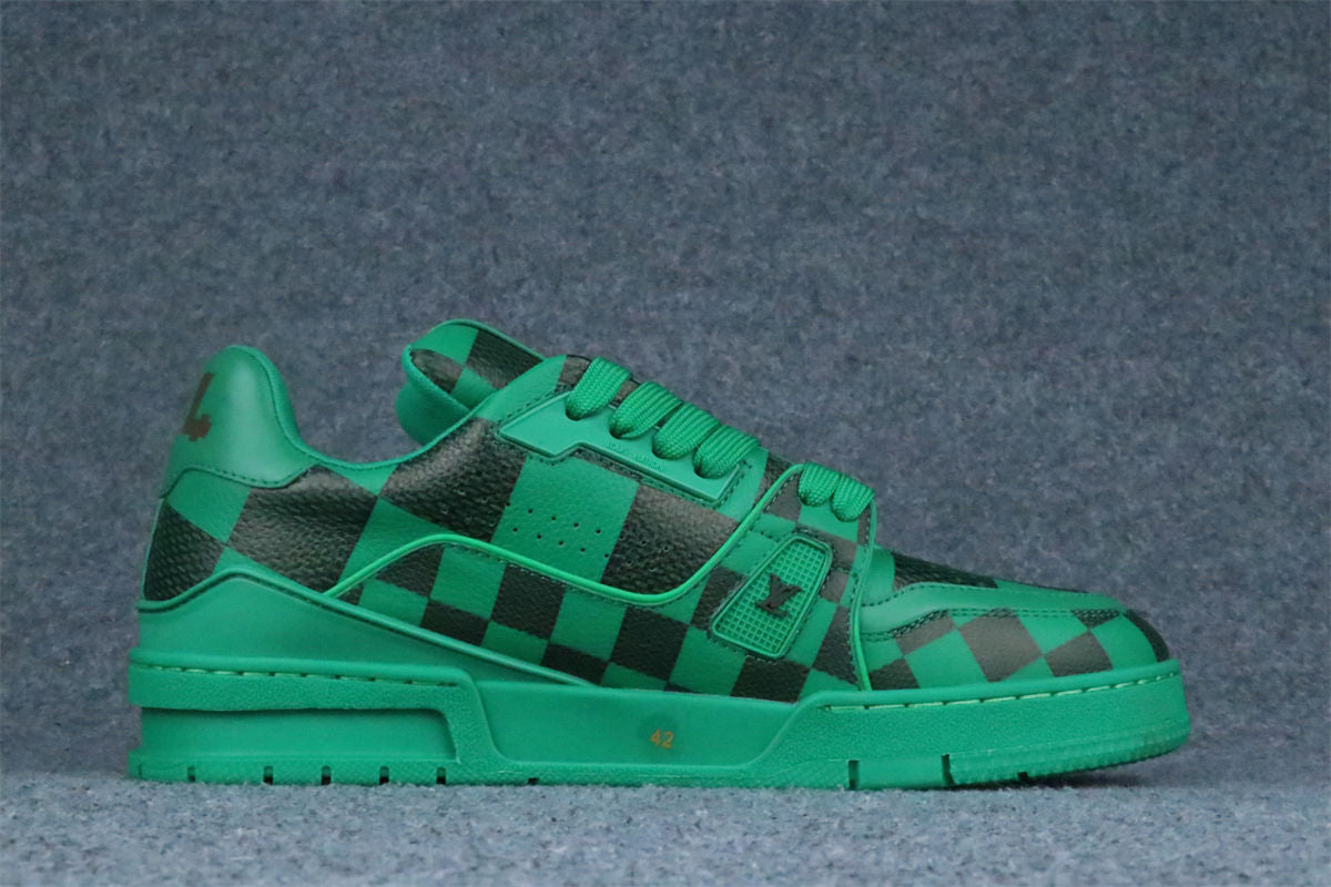 Trainer Sneaker 'Damier Pop Green'