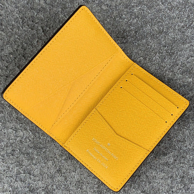 Brazza Wallet Damier 'Pop Yellow'