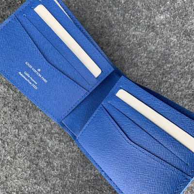 Slender Wallet Clouds 'Blue'