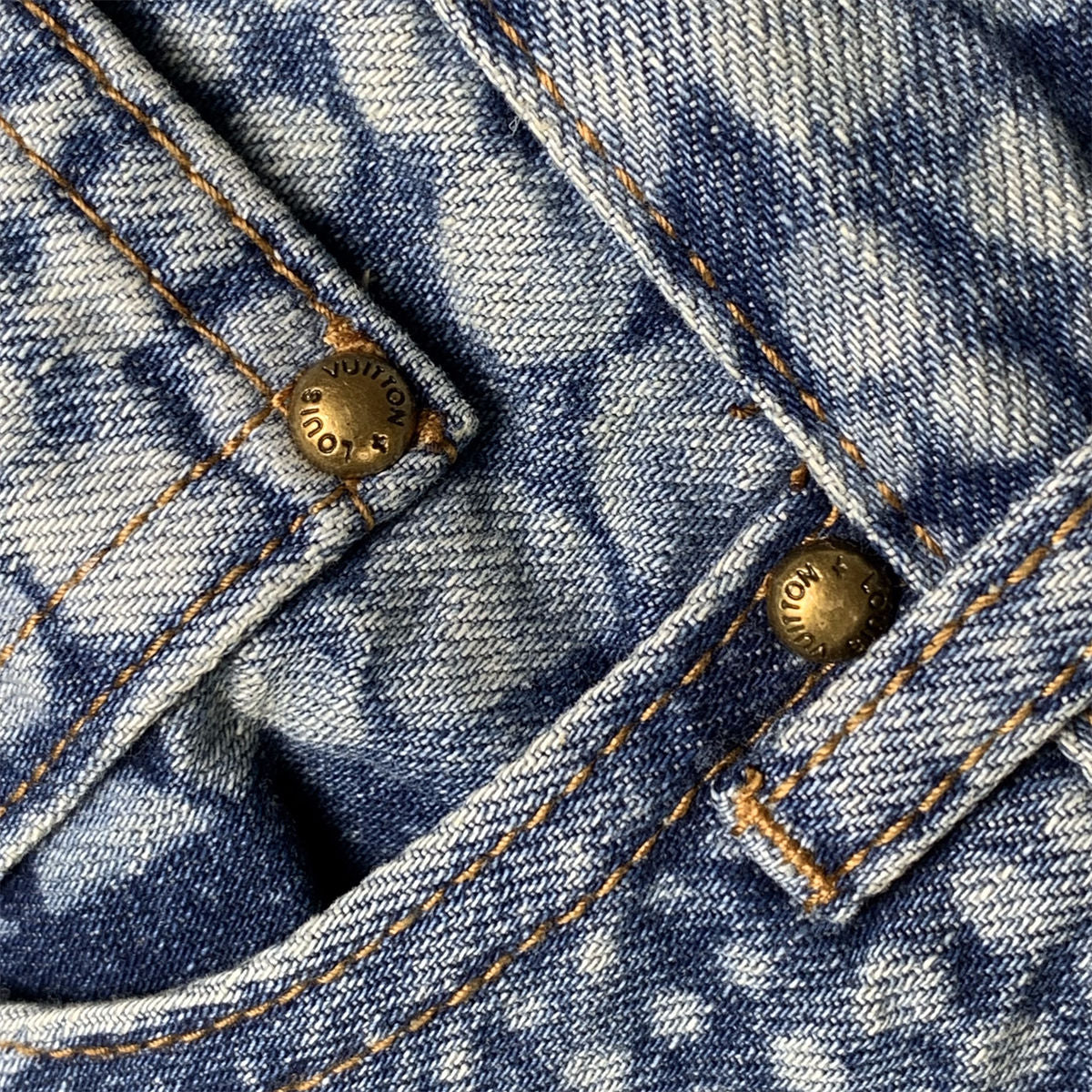 LVT X Yayoi Kusama All-Over Pumpkin Denim Jeans