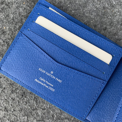 Slender Wallet Clouds 'Blue'