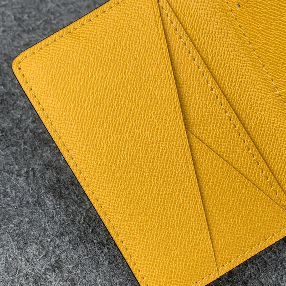 Brazza Wallet Damier 'Pop Yellow'