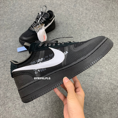 Off-White x Air Force 1 Low 'Black'