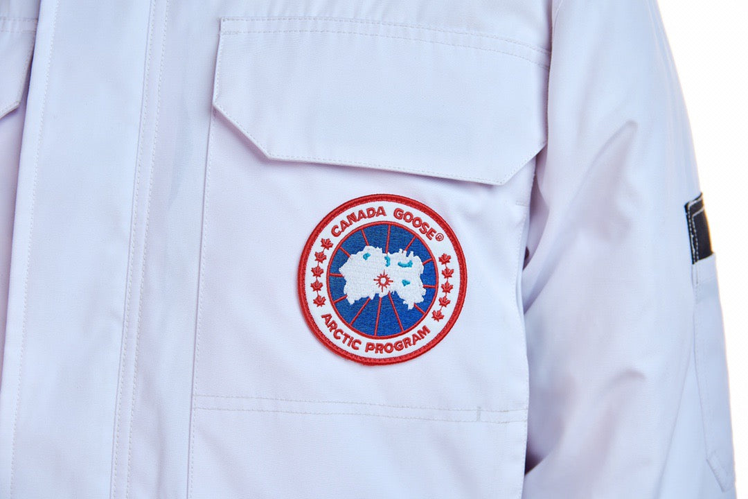 Canada Goose Expedition Parka White