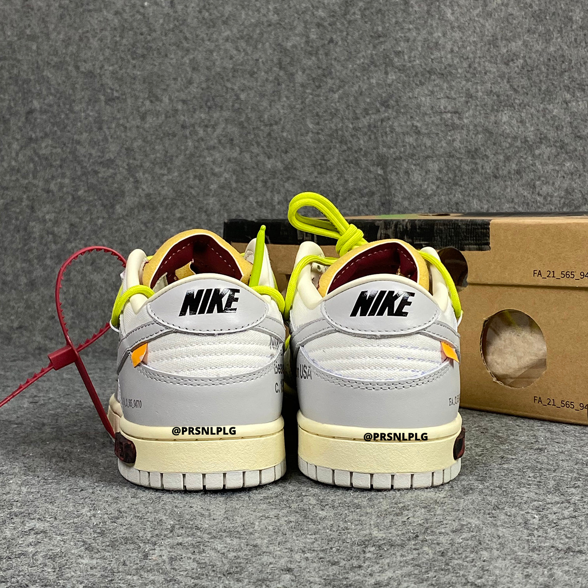 Off-White x Dunk Low « Lot 08 sur 50 »