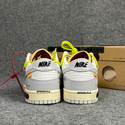 Off-White x Dunk Low 'Lot 08 of 50'