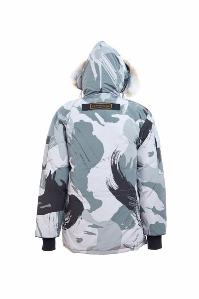 Canada Goose Expedition Parka Gray Camouflage