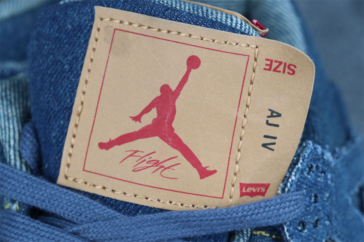 Levi's x Air Jordan 4 Retro 'Denim'