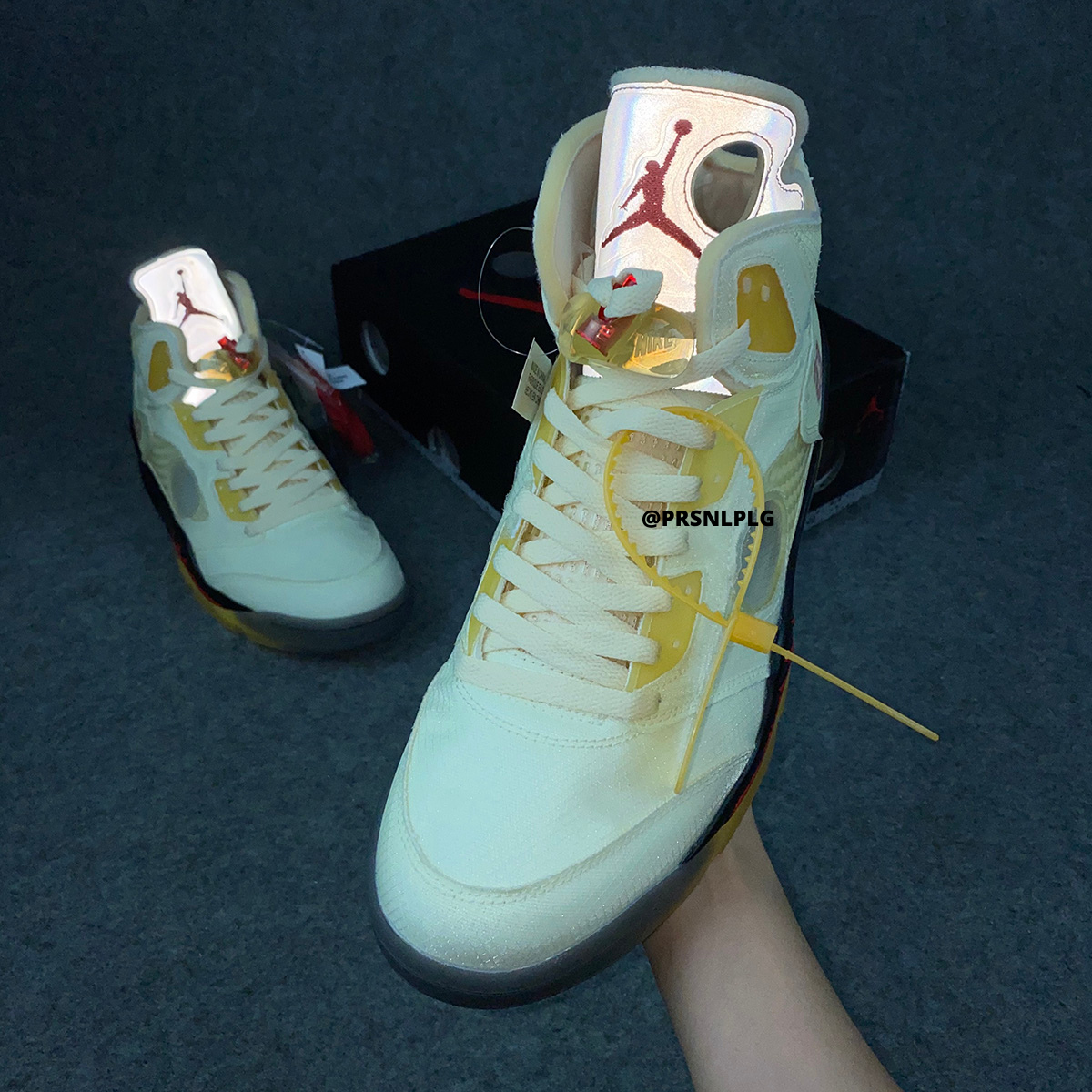 Off-White x Air Jordan 5 SP 'Sail'