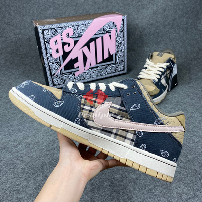 Travis Scott x Dunk Low Premium QS SB 'Cactus Jack' (speciale doos)