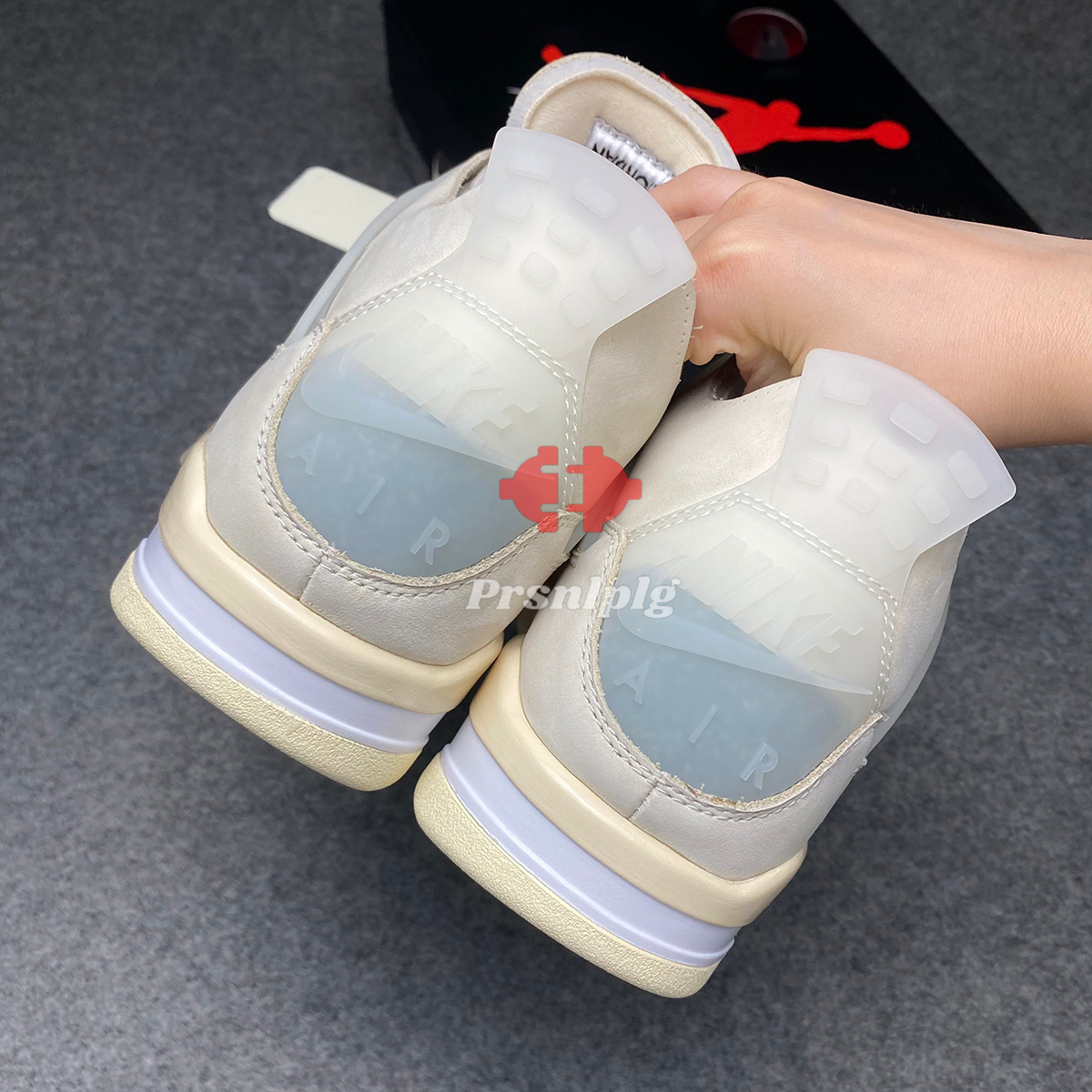 Off-White x Air Jordan 4 SP 'Sail'