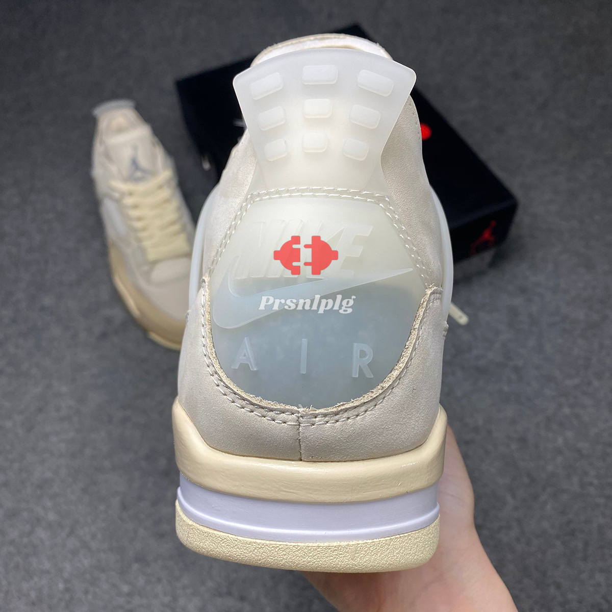 Off-White x Air Jordan 4 SP 'Sail'