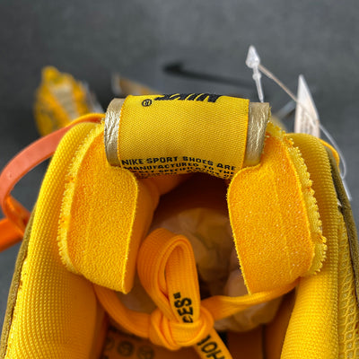 Off-White x Air Rubber Dunk 'University Gold'