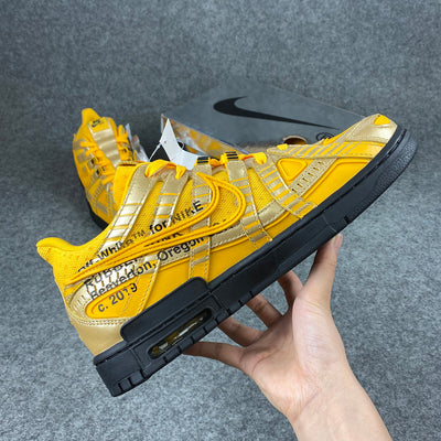 Off-White x Air Rubber Dunk 'University Gold'