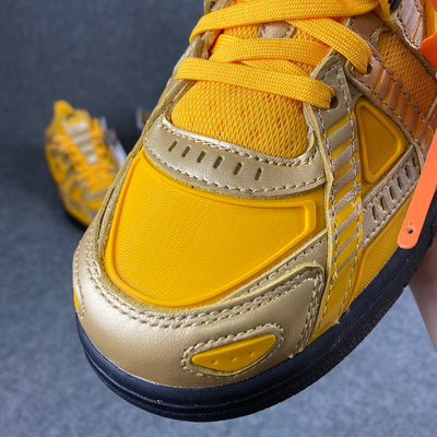 Off-White x Air Rubber Dunk 'University Gold'