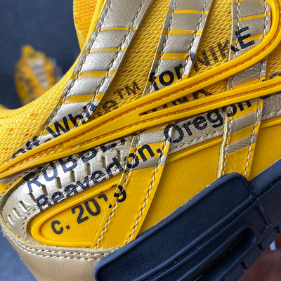 Off-White x Air Rubber Dunk 'University Gold'